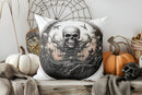 Axyaa Gothic Crown Skull Chains Pillow Cover for Sofa Bedroom Car