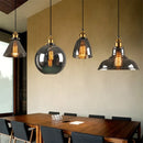 Axya Nordic Glass Ball Pendant Lights for Modern Living Room and Kitchen