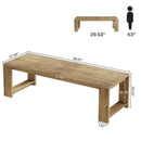 Axyaa Modern 86.61-Inch Dining Table for 6-8 People, Narrow Long Kitchen Table