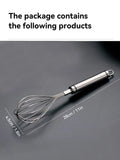 Axyaa Stainless Steel Egg Whisk Blender Balloon Mixer Kitchen Tool