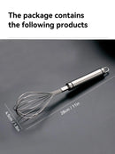 Axyaa Stainless Steel Egg Whisk Blender Balloon Mixer Kitchen Tool
