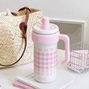 Axyaa Stainless Steel Insulated Water Bottle with Straw Infuser Handle