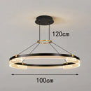 Axyaa Modern LED Pendant Chandeliers for Living Room and Dining Room Lighting