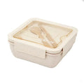 Axyaa Wheat Straw Bento Lunch Box Food Storage Container-Kids & Microwave Friendly