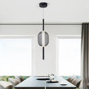Axyaa Minimalist LED Pendant Chandelier for Staircase, Dining Room, and Cafe