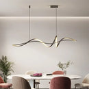 Axyaa LED Chandelier: Nordic Style Aluminum Alloy Pendant Light for Living Room & Dining Area