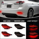 Axyaa Rear Bumper Reflector Lights for Lexus RX Dynamic Turn Signal Brake
