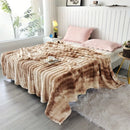 Axyaa Faux Rabbit Fur Tie-Dye Plush Blanket, Ultra-Soft & Cozy for All Seasons