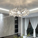 Axyaa Modern Crystal Chandelier Lighting in Chrome for Luxury Home Decor