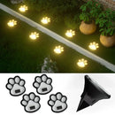 Axyaa Solar Dog Paw Stairs Light Outdoor Garden Decoration