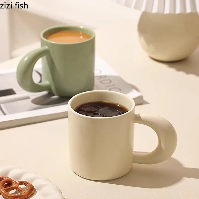 Axya Creative Beauty Ceramic Mug Set for Home & Office Use