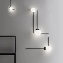 Axyaa Glass Ball Wall Lights for Home Bedroom Decoration with Artistic Reflection