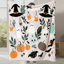Axyaa Halloween Flannel Blanket | Autumn Winter Warm Gift Blanket