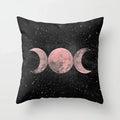 Axyaa Moon & Sun Decorative Pillow Case for Home Sofa Chair Decor