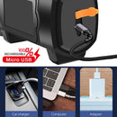 Axya Portable LED Searchlight Flashlight – USB Rechargeable, Powerful Handheld Work Light