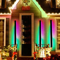 Axyaa RGB LED Wall Sconce Waterproof Garden Lantern - 7-Color Dimmable IP65