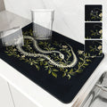 Axyaa Absorbent Drying Mat for Kitchen Tableware and Cups