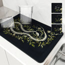 Axyaa Absorbent Drying Mat for Kitchen Tableware and Cups