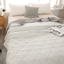 Axyaa Washed Quilted Blanket Bed Cover Double Quilted 150180200 Single Queen Summer