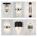 Axyaa Modern Crystal Wall Lamp for Living Room and Bedroom