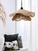 Axyaa Hemp Rope Chandelier: Nordic Minimalist LED Pendant Lights for Dining Room & Bedroom