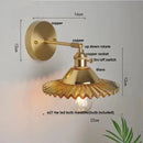 Axyaa Nordic LED Wall Sconce Pull Chain Switch Stair Light Fixture