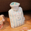 Axyaa Plush Hot Water Bag 500/1000ml for Women - Cute Insulating Belly Warmer