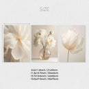 White Peony Flower Wall Art Prints by Axyaa - Modern Home Decor
