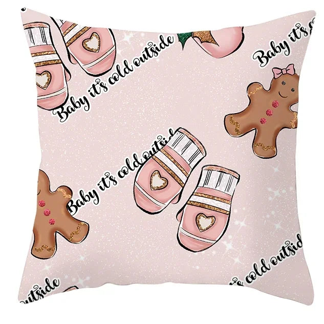 Axyaa Christmas Decorative Pillow Cover 45X45CM
