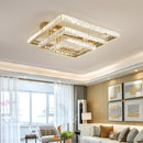 Axyaa Luxury Crystal LED Ceiling Chandelier with Smart Dimmable Lights and Artistic Design