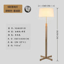 Axyaa Wabi-sabi Solid Wood Floor Lamp LED E27 Zen Art Decor Corner Stand Lighting