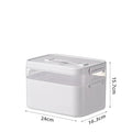Axyaa Large Capacity Medicine Storage Box - Portable Multi-Layer Display Cabinet
