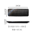 Axyaa Ceramic Sushi Plate Rectangle Dish for Restaurant Hotel Household Fish Grill