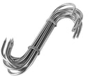 Axya Stainless Steel S Hooks for Roast Meat, Chicken Wings, and Bacon