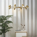 Axya Nordic Minimalist Chandeliers - Modern Adjustable Multi Head Spotlights