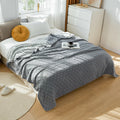 Nordic Cotton Throw Blanket | Axyaa Summer Quilt for Home Decor & Sofa