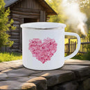 Axyaa Sunflower Love Enamel Mug Set for Camping & Hiking