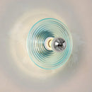 Axya Water Ripple Glass Disk Wall Lamp for Bedroom Living Room Closet Wall Decor