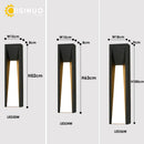 Axyaa Outdoor LED Black Wall Lamp for Garden Patio Entryway