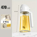 Axyaa Glass Spray Oil Sprayer Bottle for Cooking BBQ Kitchen Tools