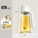 Axyaa Glass Spray Oil Sprayer Bottle for Cooking BBQ Kitchen Tools