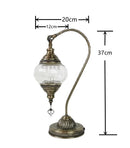 Axyaa Handmade USB Rechargeable Table Lamp | Plain Design | Warm Light | Bedroom Decor