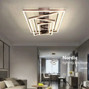 Axyaa Nordic Modern Ceiling Light Dimmable LED Fixtures for Home Decor