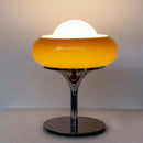 Axyaa Vintage Medieval Table Lamp with Dimmable Egg Tart Glass Shade