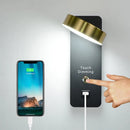 Axyaa Modern Aluminum Wall Light Touch Dimming LED Lighting For Living Room