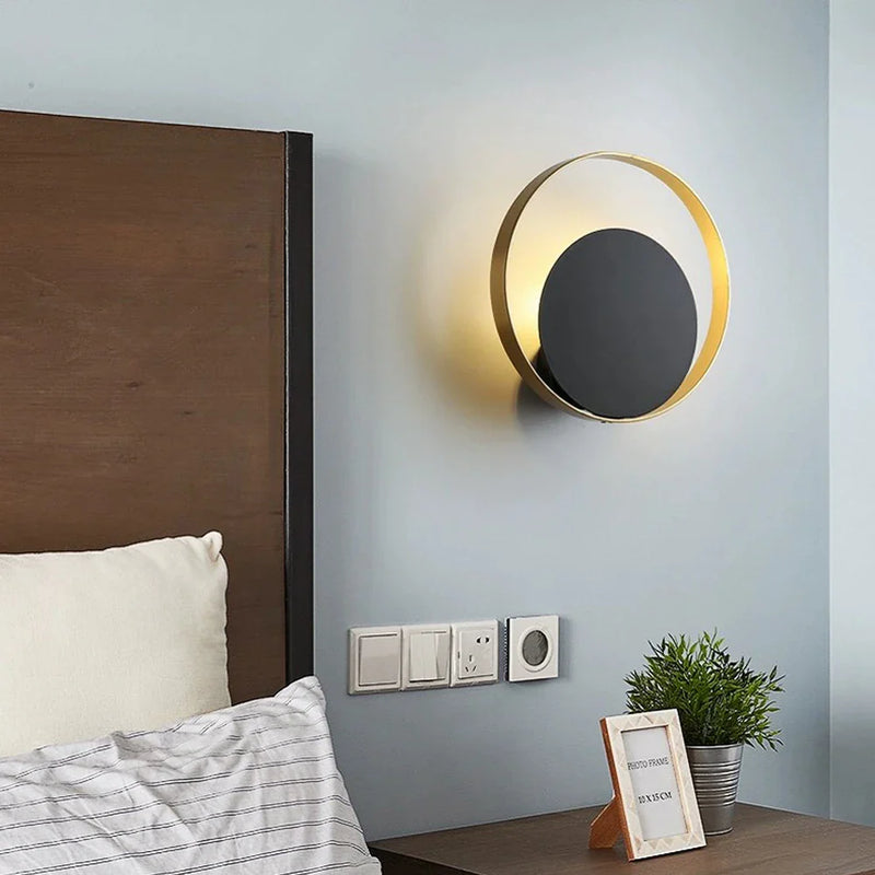 Nordic Minimalist LED Wall Sconce Axyaa Brand Modern Bedroom Lamp