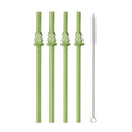 Glass Straw Set for Milk Tea Juice Cocktail, Axyaa Kitchen Bar Accessories