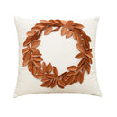 Axyaa Christmas Festival Flower Round Pillowcase for Cozy Home Decor