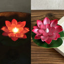 Axyaa LED Lotus Night Lamp Water Sensor Flower Fish Tank Decor