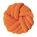 Axyaa Velvet Knot Pillow Large Round Decorative for Home Couch Office